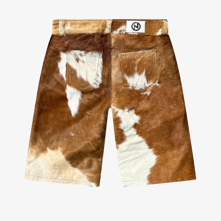 Weston™ – Flared Street Leather Shorts