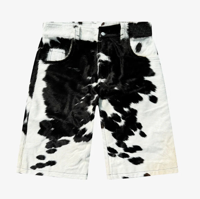 Weston™ – Flared Street Leather Shorts