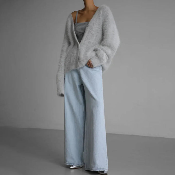 Serave™ – Women’s Loose V-Neck Cardigan