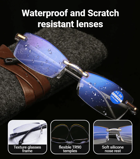 LuxeLens™ | Frameless Anti-Blue Light Glasses