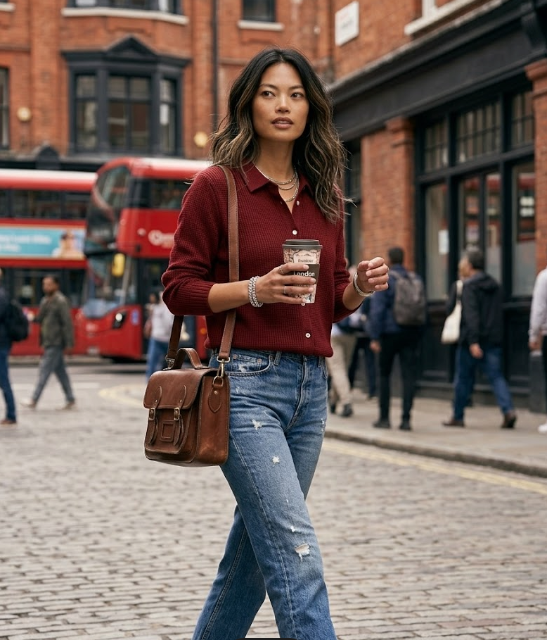 Roselle™ – Woman Cozy Lapel Knit Top