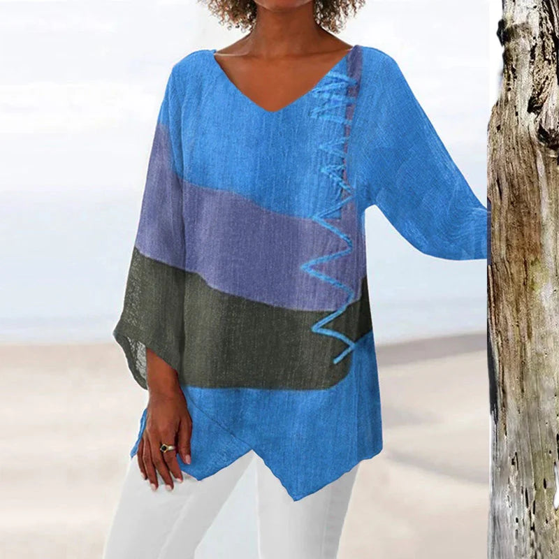 Celestia™ | Timeless V-Neck Blouse