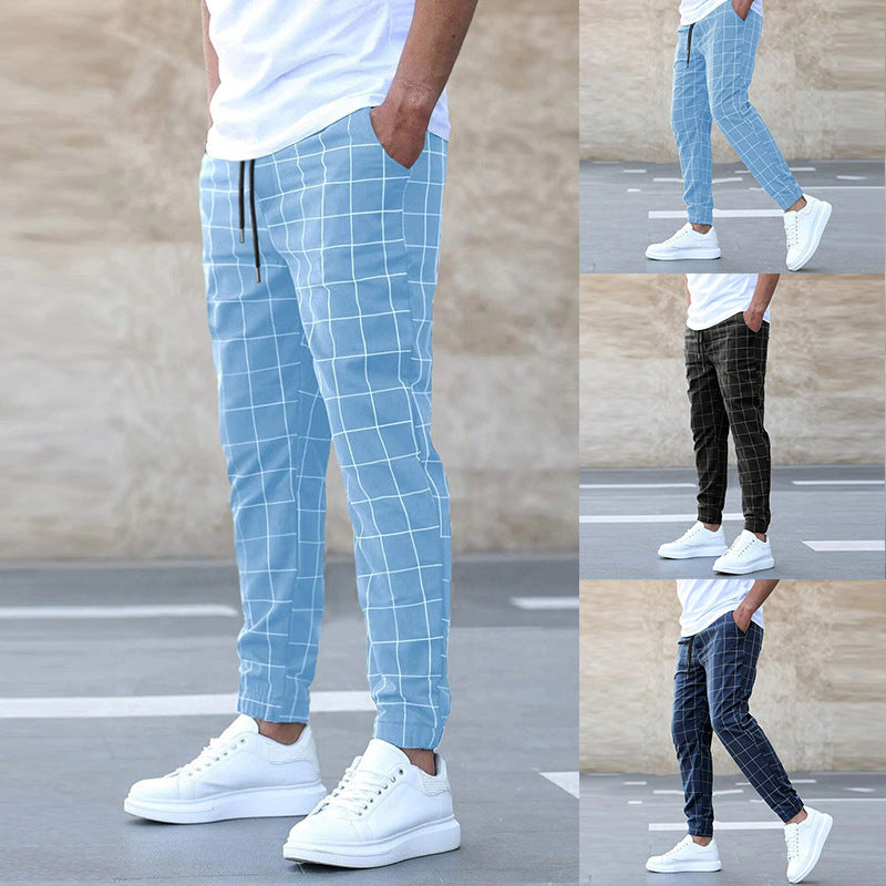 Rovan™ – Relaxed Fit Plaid Trousers – London Gevane