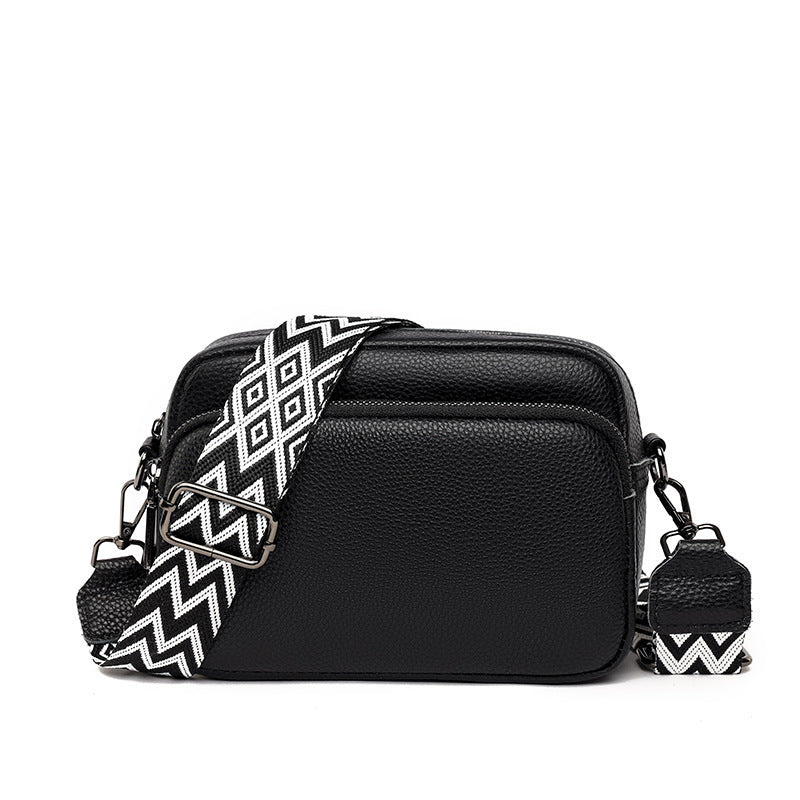 Noir & Blanc Everyday Leather Luxe Bag