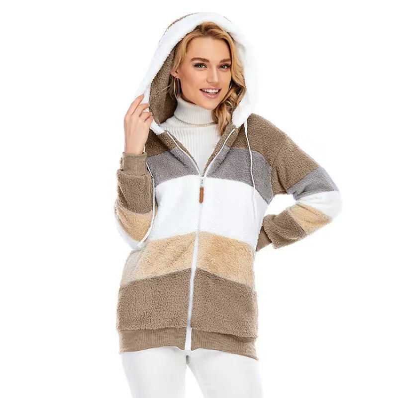 Avelora™ – Women’s Fleece Zip Cardigan
