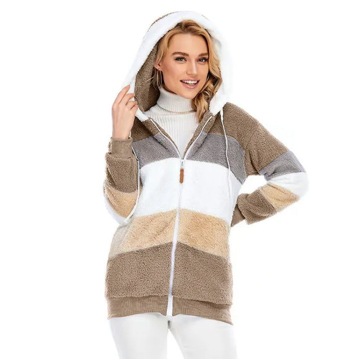 Avelora™ – Women’s Fleece Zip Cardigan