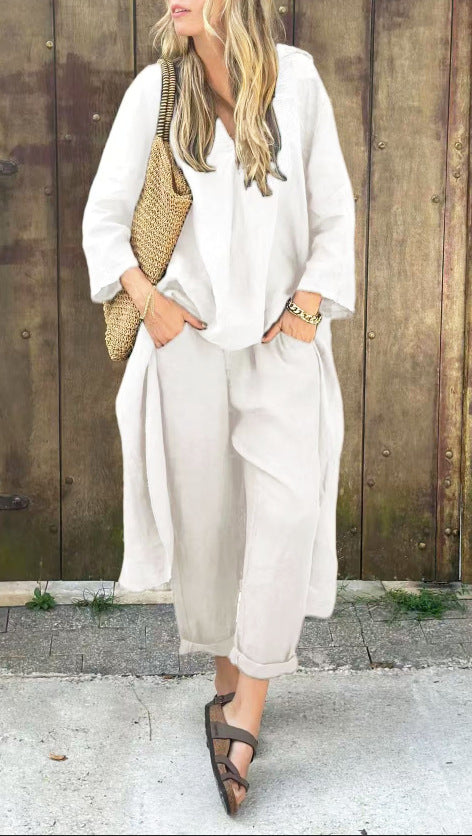 Marisse™ – Luxe V-Neck Pants Set