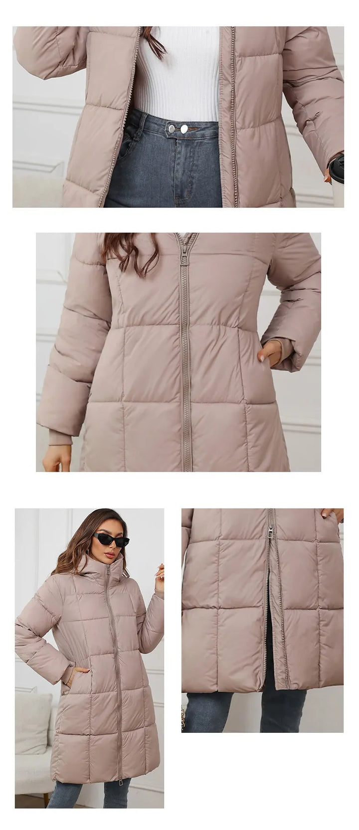 Delyssa™ – Women’s Plus Hooded Winter Coat