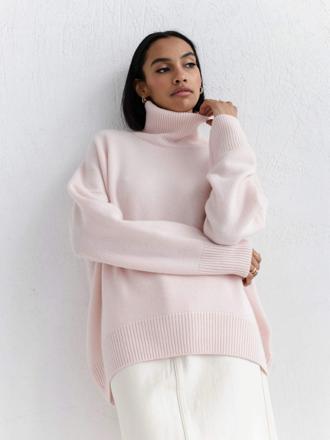 Seraphine™ Cozy Mock Neck Pullover – Women’s Sweater