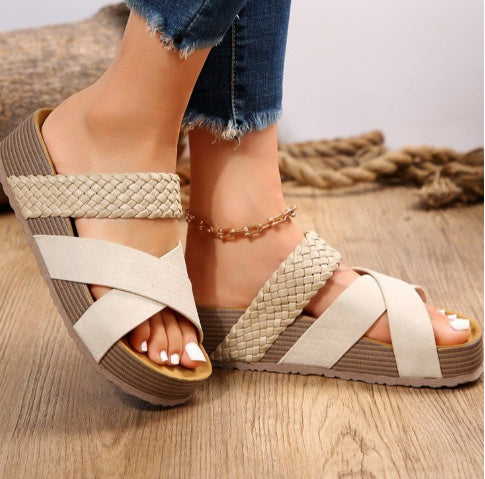 Selara™ – Woven Comfort Sandals