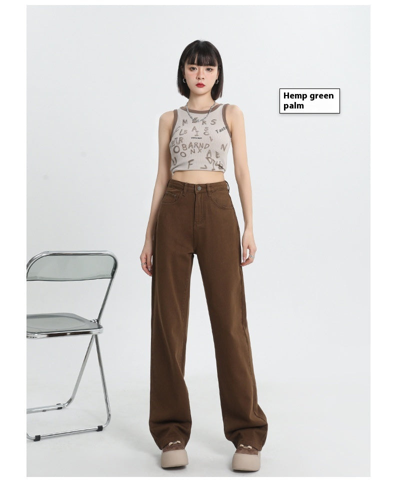CaféFlow™ – Women’s High-Waist Soft Wide-Leg Denim Jeans