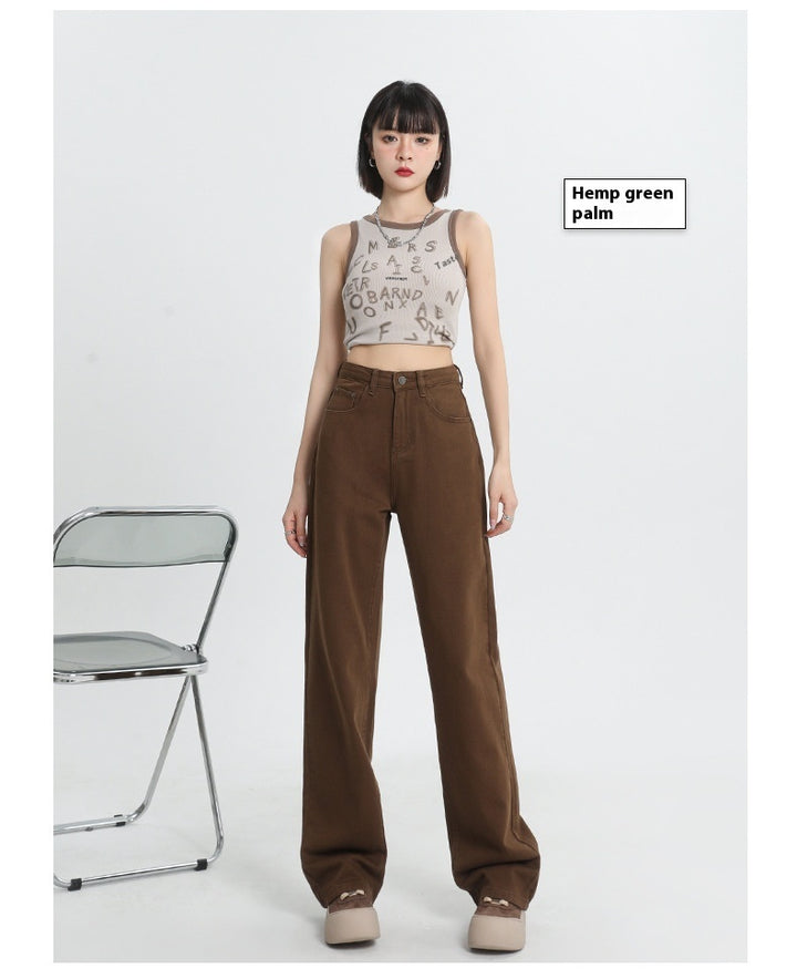 CaféFlow™ – Women’s High-Waist Soft Wide-Leg Denim Jeans