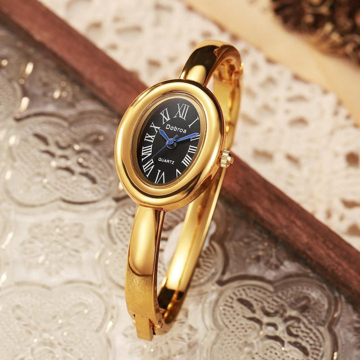 LuxeOra™ – Elegant Oval Women’s Watch