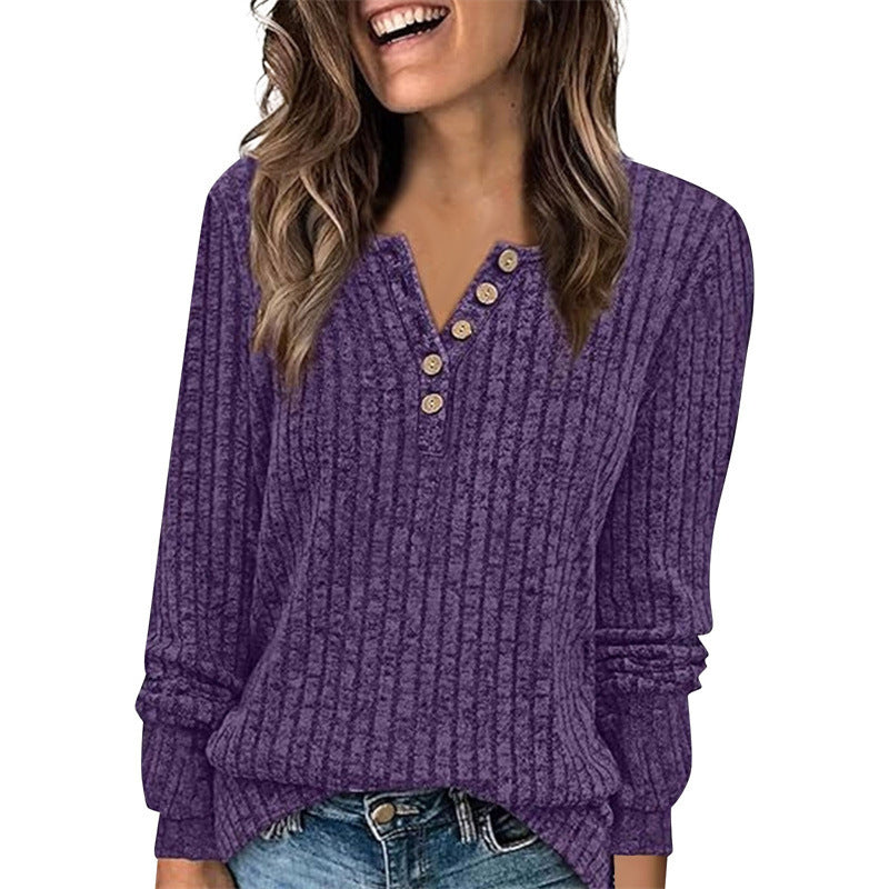 Velline™ Soft Stripe Sweater – Women’s Sweater