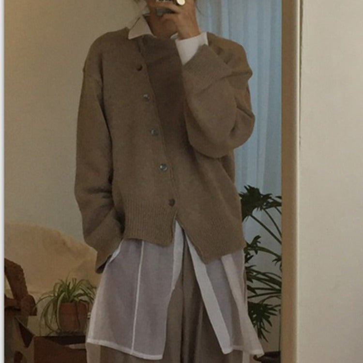 ModuFold™ – Asymmetric Buckle Knit Cardigan
