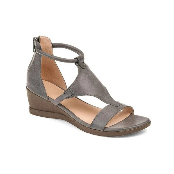 Rahel™ – Orthopaedic Wedge Leather Sandals