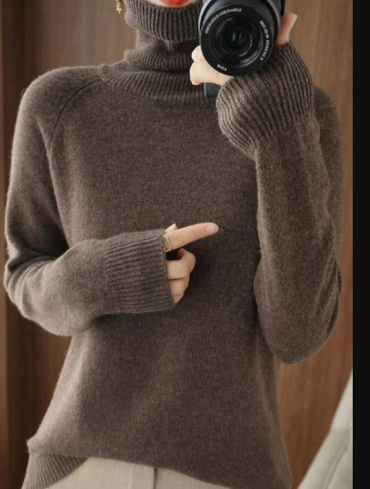 Liora™ – Soft Collar Sweater