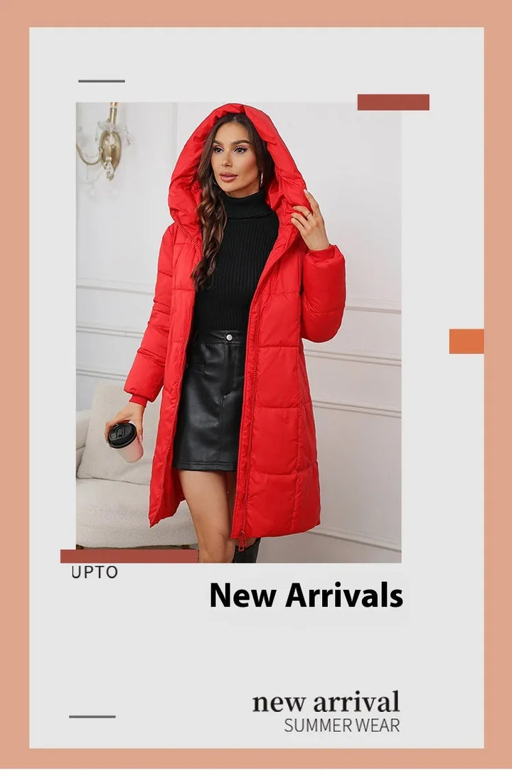 Delyssa™ – Women’s Plus Hooded Winter Coat