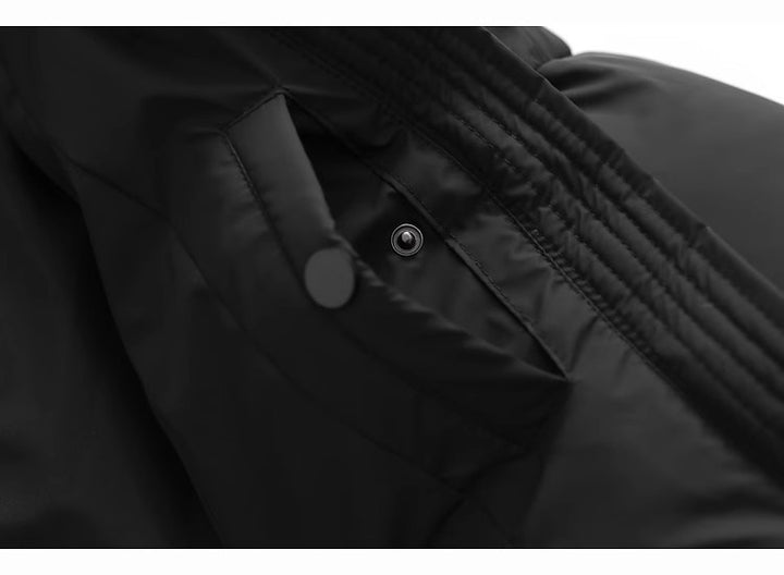 AuroraLuxe™ | Women’s Hooded Plush Cotton Winter Coat