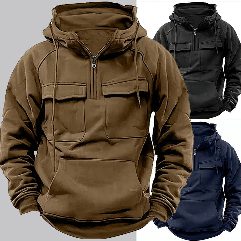 Strive™ – Active Man Zip-Up Hooded Sweatshirt – London Gevane