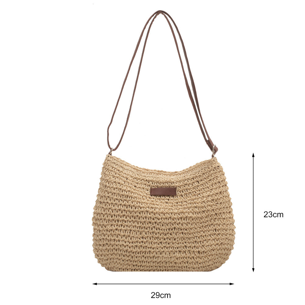 Serenata™ – Elegant Straw Beach Bag