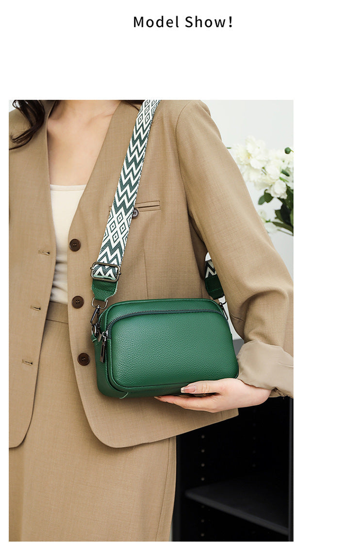 Noir & Blanc Everyday Leather Luxe Bag
