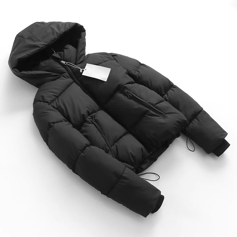 AuroraLuxe™ | Women’s Hooded Plush Cotton Winter Coat