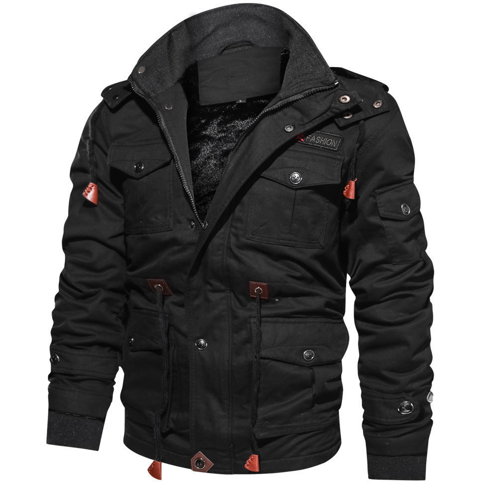 UrbanTrek™ – Detachable Man Hood Winter Jacket