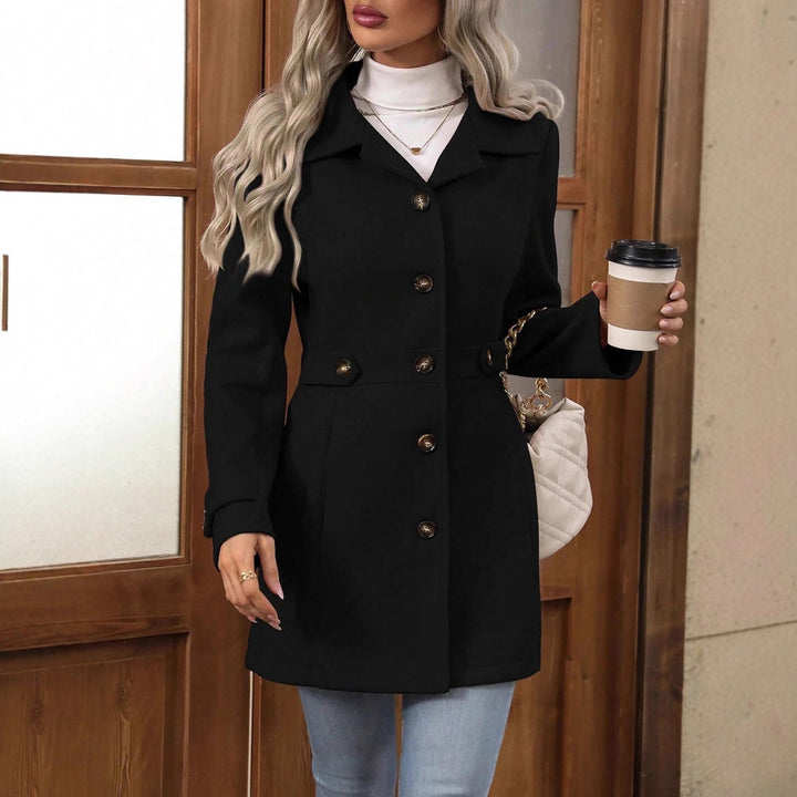 Sophistee™– Temperament Woman Lapel Wool Coat