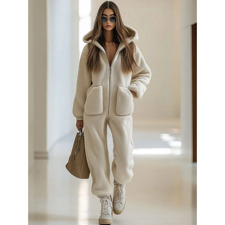 Fuzion™ – Woman Soft Pocket Trim Jumpsuit