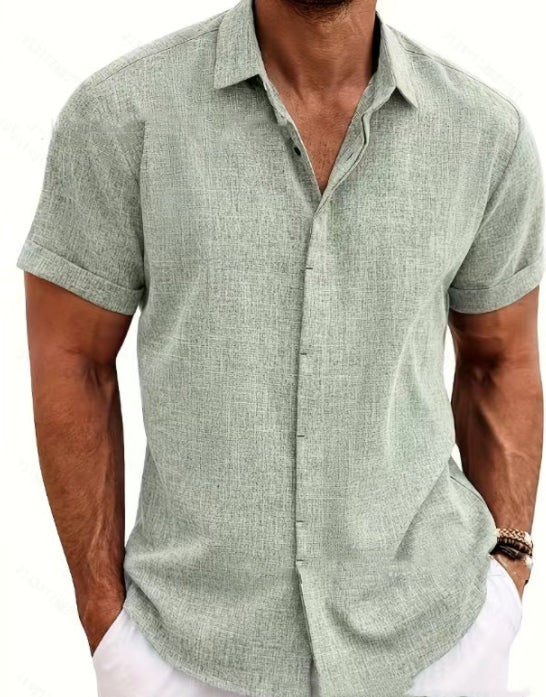 Virello™ – Men Everyday Linen T‑Shirt