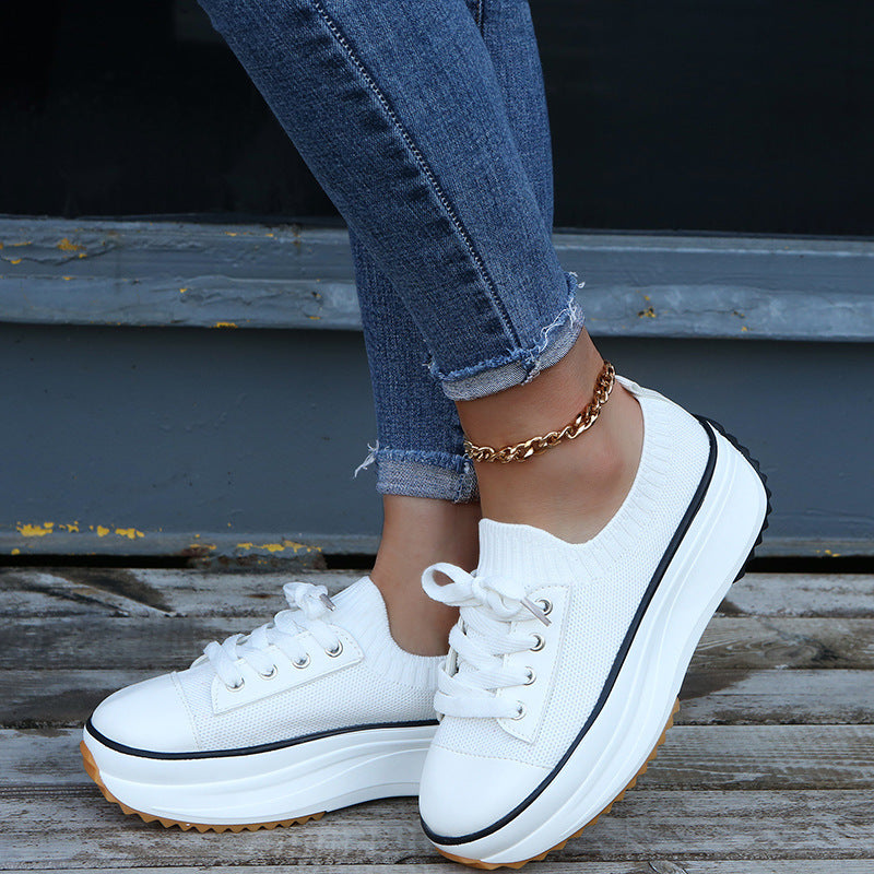 Aloria™ – Canvas Lift Sneakers
