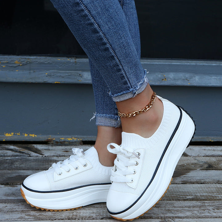 Aloria™ – Canvas Lift Sneakers