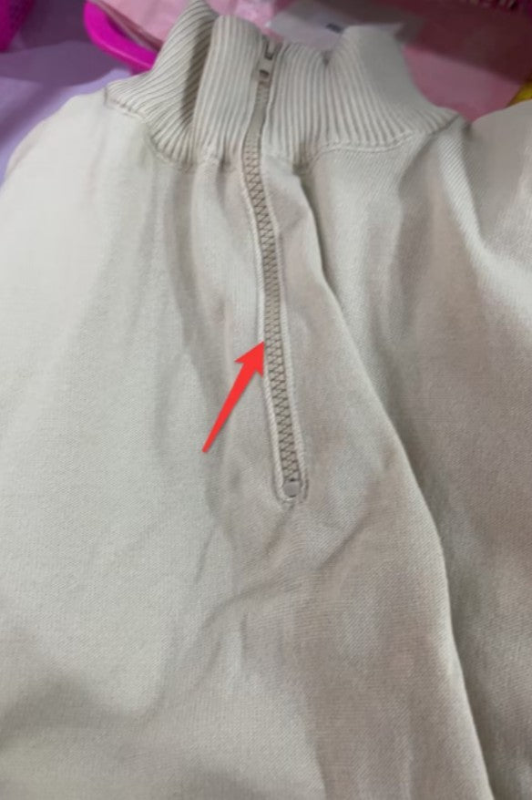 Arbor™ – premium Man stand-collar knit zip sweater