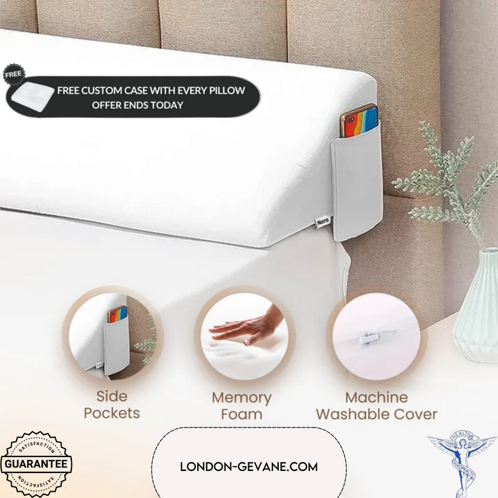 BedEase™ | Bedside Wedge Pillow