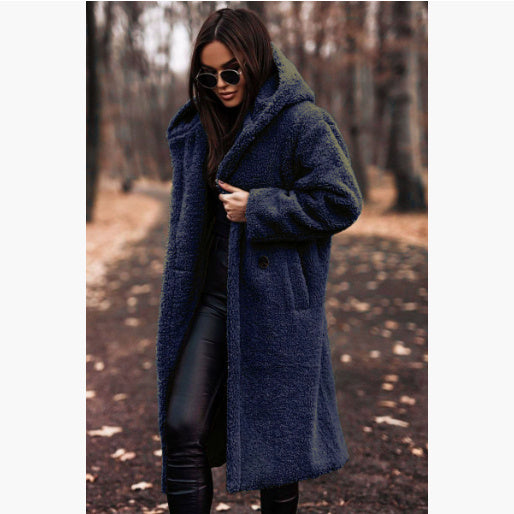 Emberelle™ – Plush Woman Teddy Long Coat