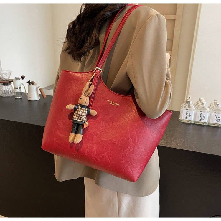 Caleris™ Artisan Waxed Leather Tote – Women’s Handbag
