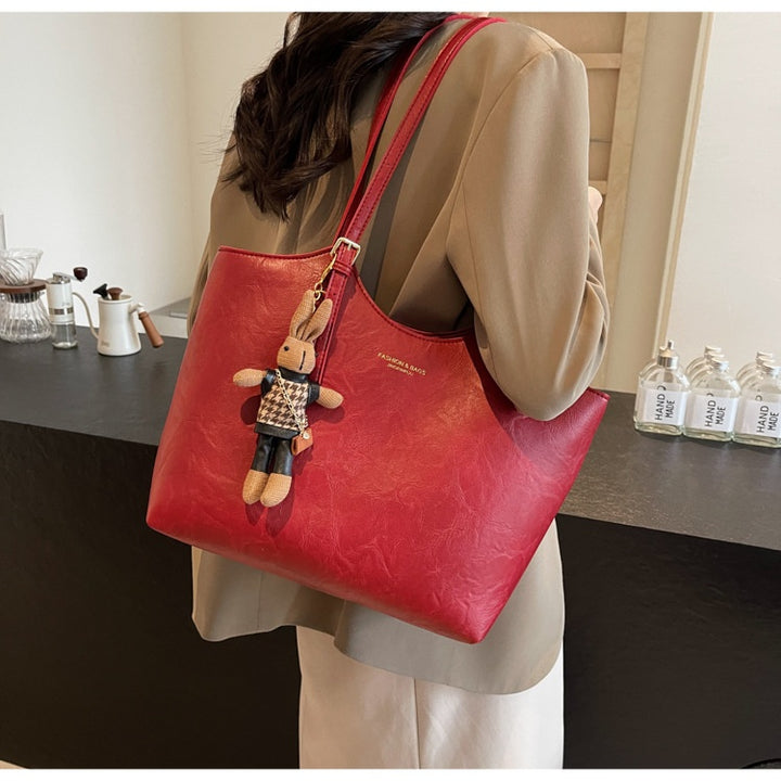 Caleris™ Artisan Waxed Leather Tote – Women’s Handbag