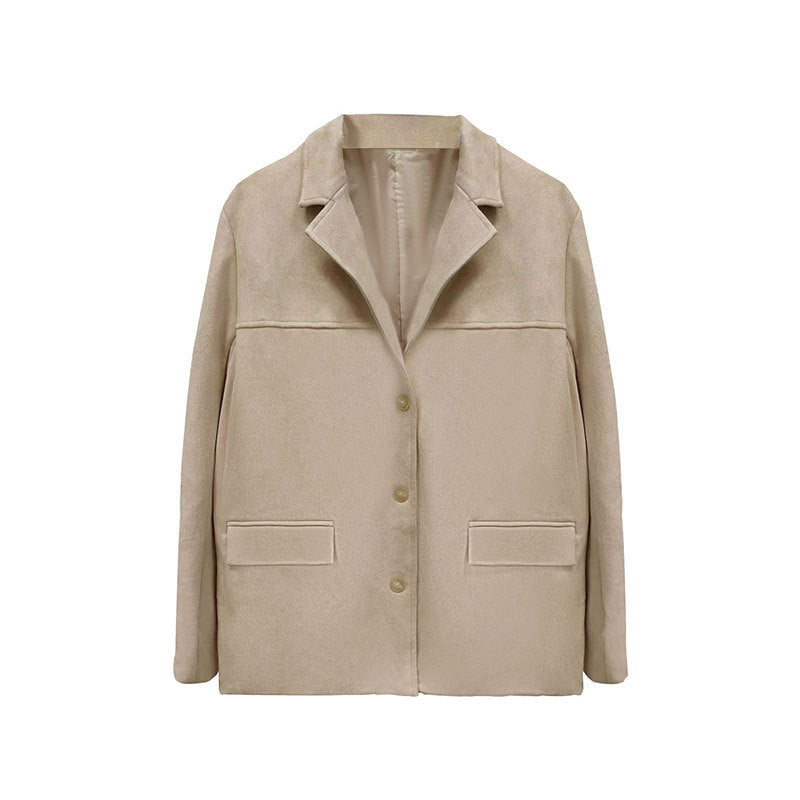 Marcellé™ | Women’s Retro Lapel Pocket Jacket