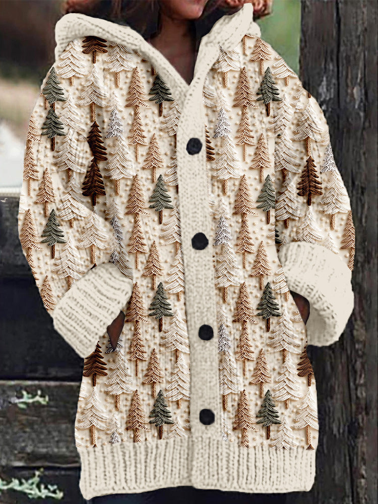 Enchanta™ | Women’s Hooded Mid-Length Sweater Coat