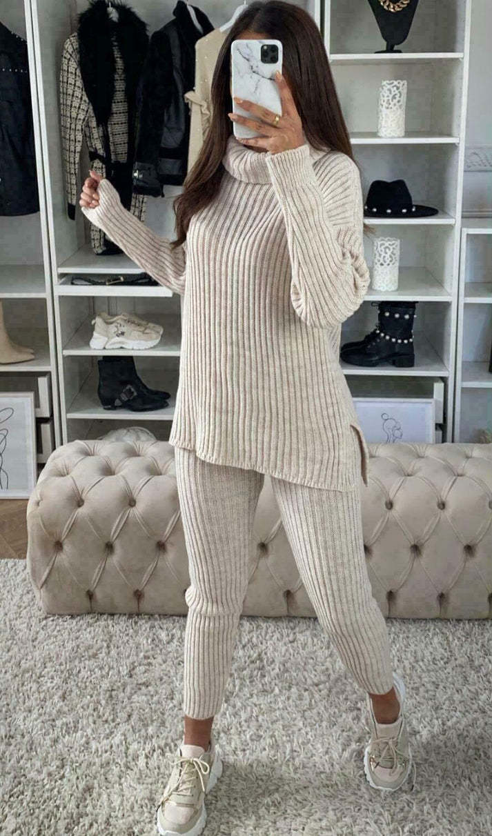 Seraphine™ – Women’s Chunky Ribbed Knit Loungewear Set