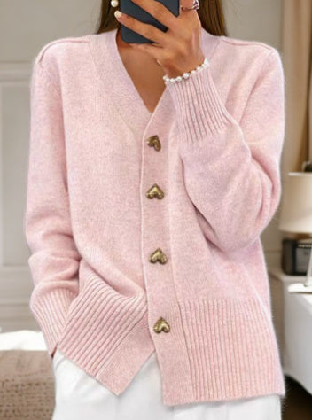 Marcelline™ – Cozy Love Button Sweater