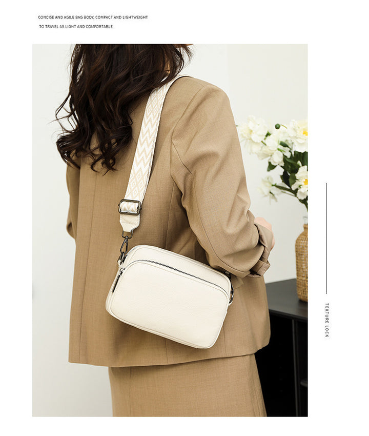 Noir & Blanc Everyday Leather Luxe Bag