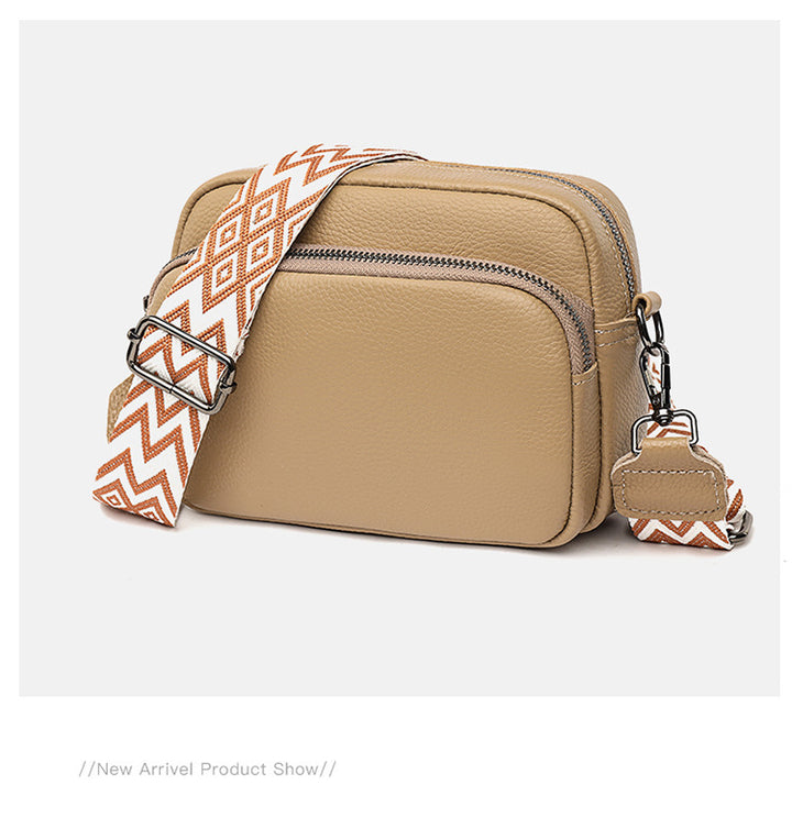 Noir & Blanc Everyday Leather Luxe Bag