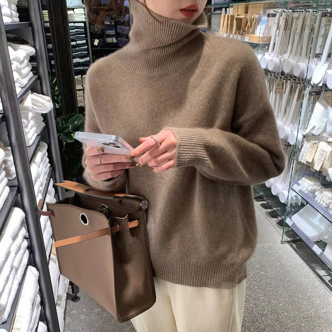 Sereni™ – Woman Soft Thick Turtleneck Pullover