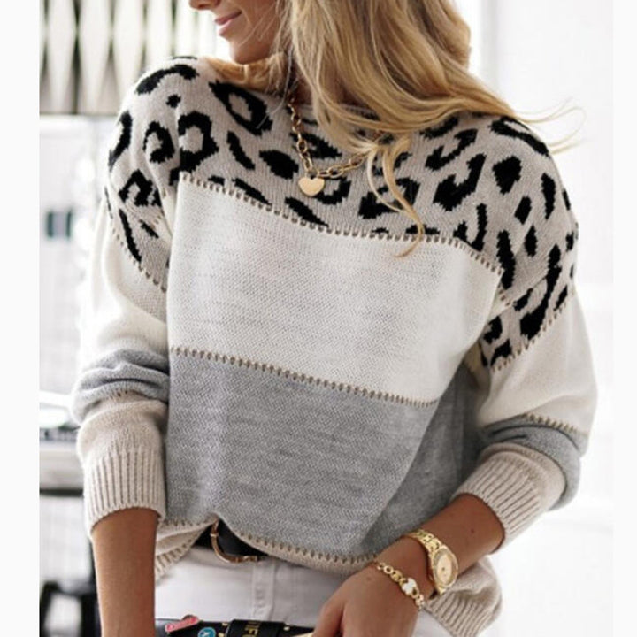 Carmelle™ – Wild Block Knit Top