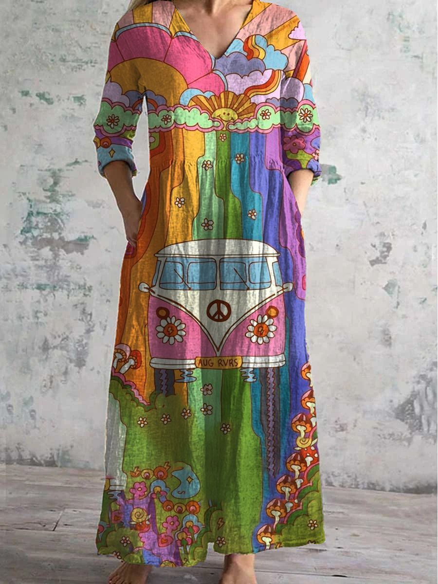 Serenata™ – Floral Reverie Mid-Length Dress