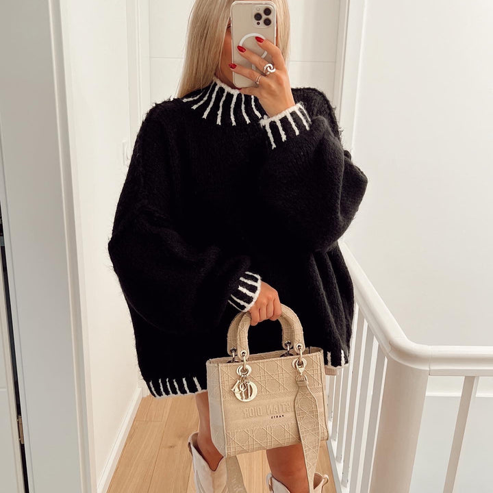 Eluné™ – Multi-Hue Relaxed Knit Pullover