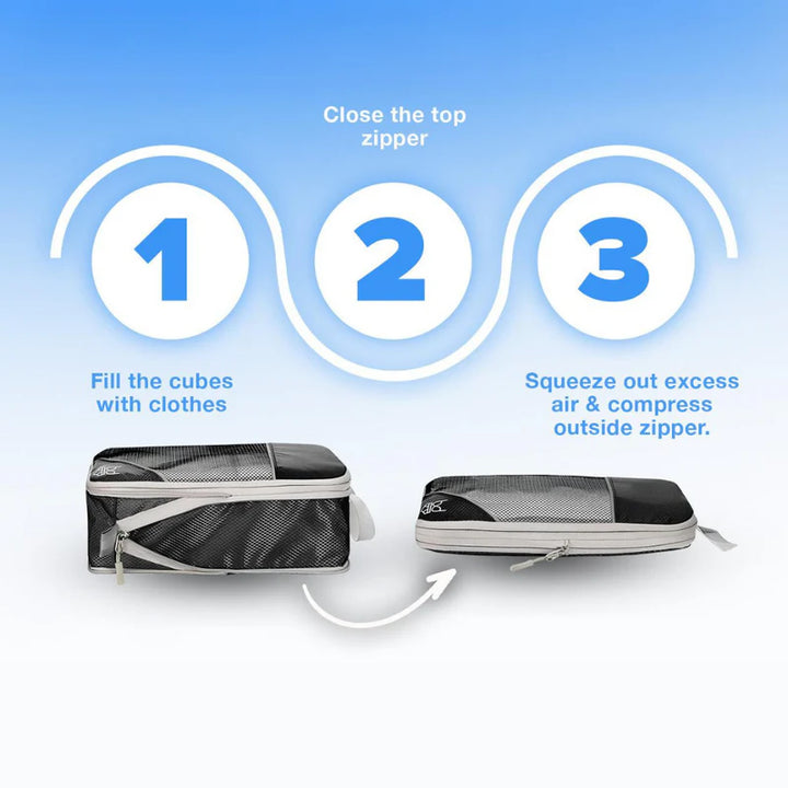 PackEase™ | Compression Travel Cubes Set