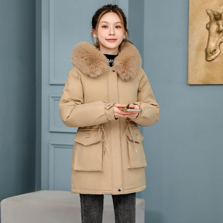 Cressida™ – Velvet Woman Lined Elegant Winter Coat